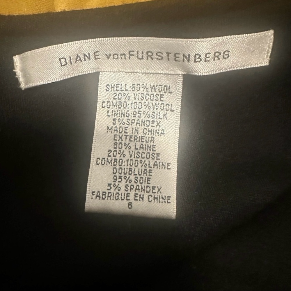 DIANE von Furstenberg Empire Waist Dress Size 6 - Picture 10 of 11